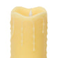 Simplux Designer LED Dripping Candle with Moving Flame and Remote (Set of 2)