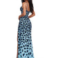Ashleylauren - Satin Spaghetti Strap Gown