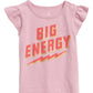 Kids Nikola Tesla Big Energy Flutter Sleeve Top - Violet