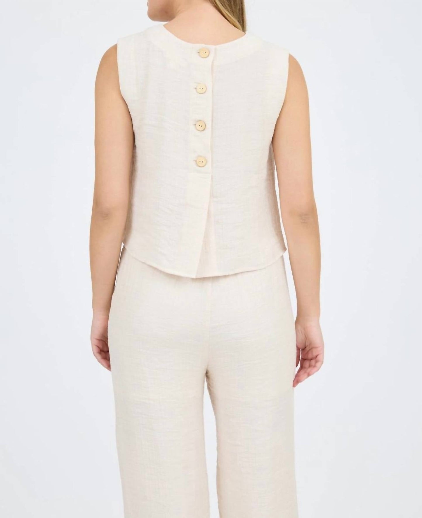 Lucy Paris - Cloud Nine Button Top