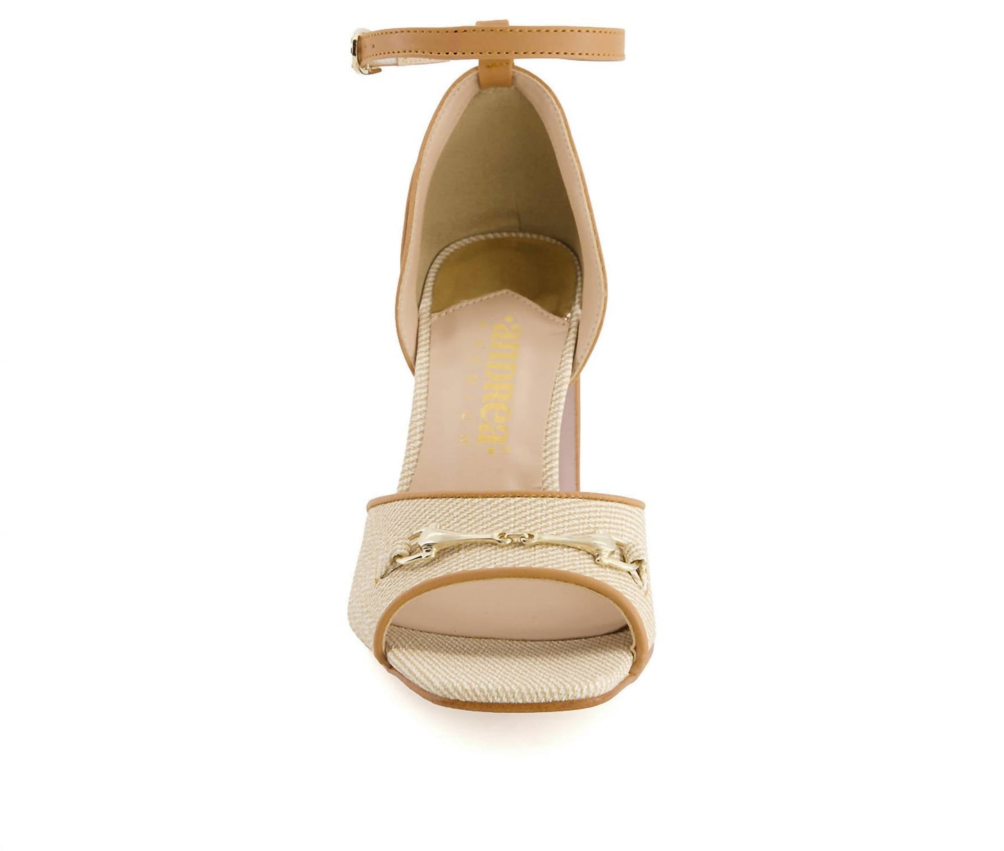 Andrea - Women's Heeled Ankle Strap Sandals