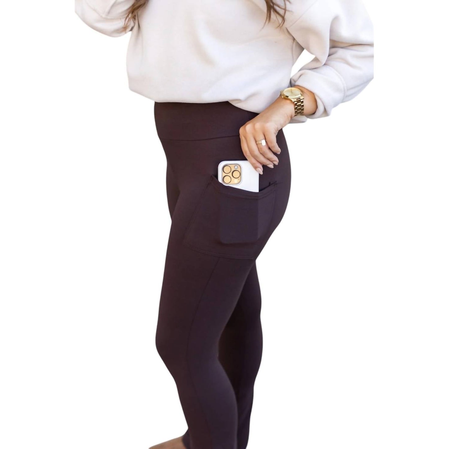 Julia Rose - Brandy Flare Leggings with Pockets