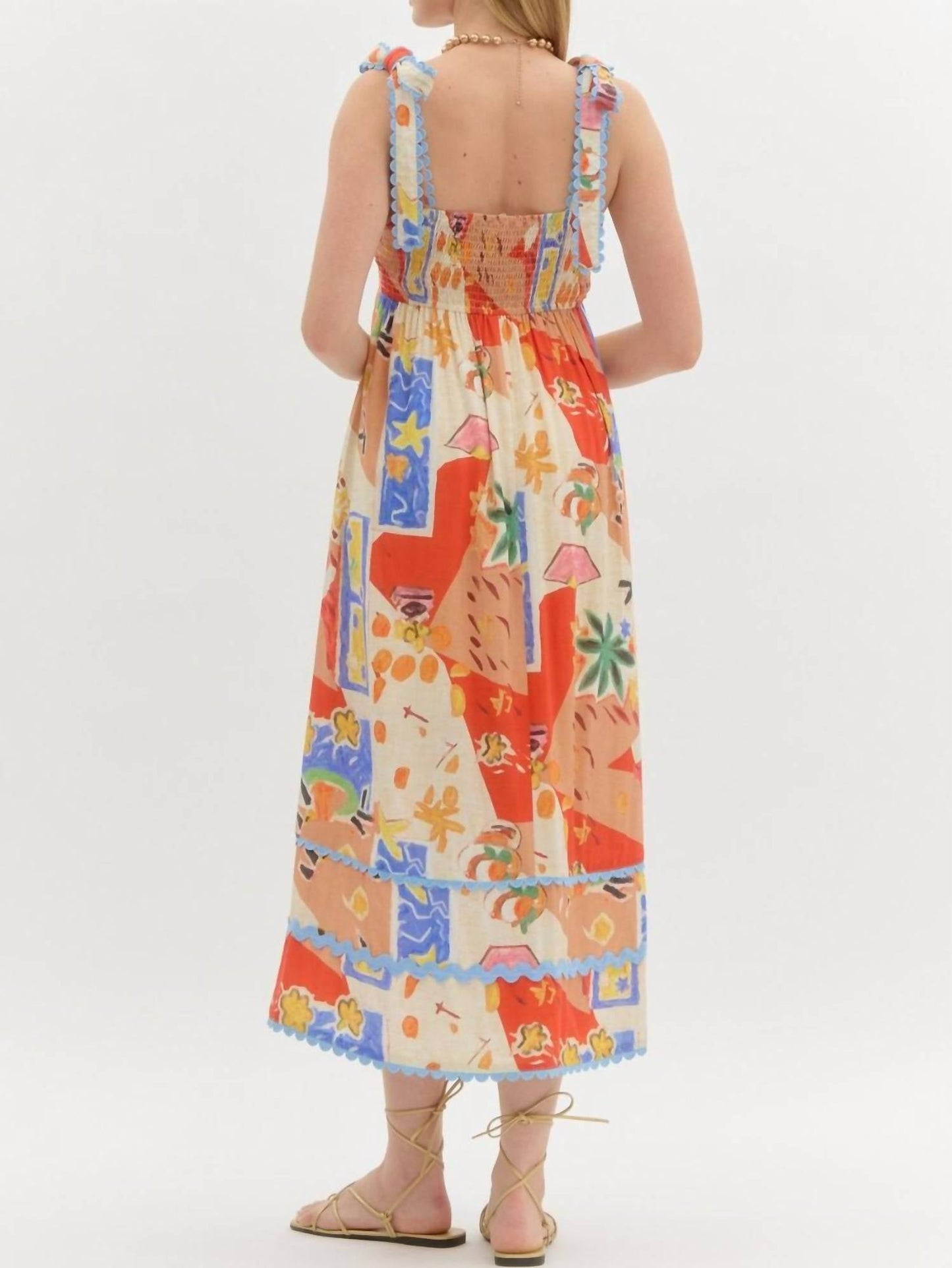 Entro - Seaside Scallop Dress