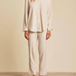 Barefoot Dreams - Linen Blend Long Sleeve Blouse