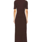 Steve Madden - SHORT SLEEVE MIDI SWEATER DRESS
