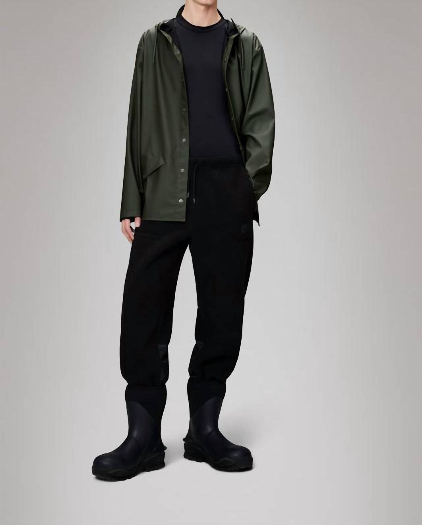 Rains - Hooded Built-in Cap Rain Jacket