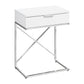 Accent Side Table with Storage Drawer, Spacious Tabletop, Contemporary Design