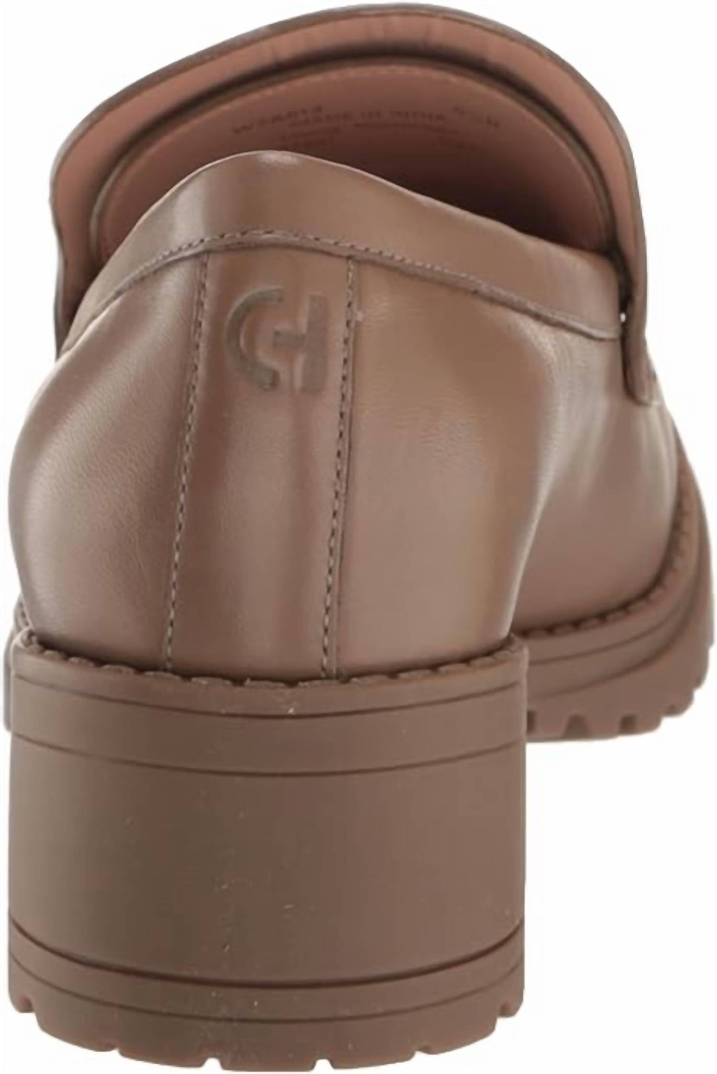 Cole Haan - महिलाओं के लिए केमिया राउंडेड टो स्लिप ऑन ब्लॉक हील्ड लोफर्स