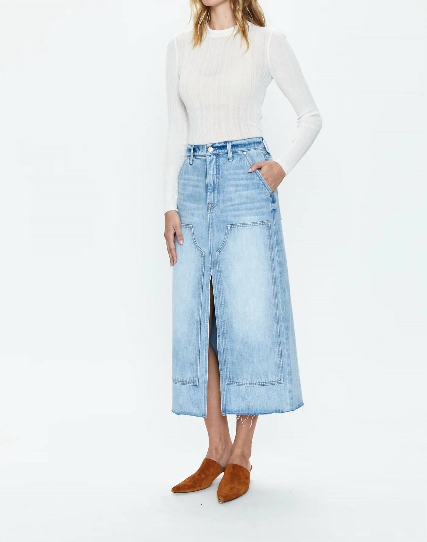 Pistola - Alice High Rise Midi Skirt