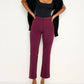 Good American - Scuba Cropped Straight Trousers