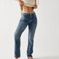 Free People - Curvy Siren Low Rise Straight Jeans