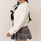 &Merci - Carly Bow Tie Sweater