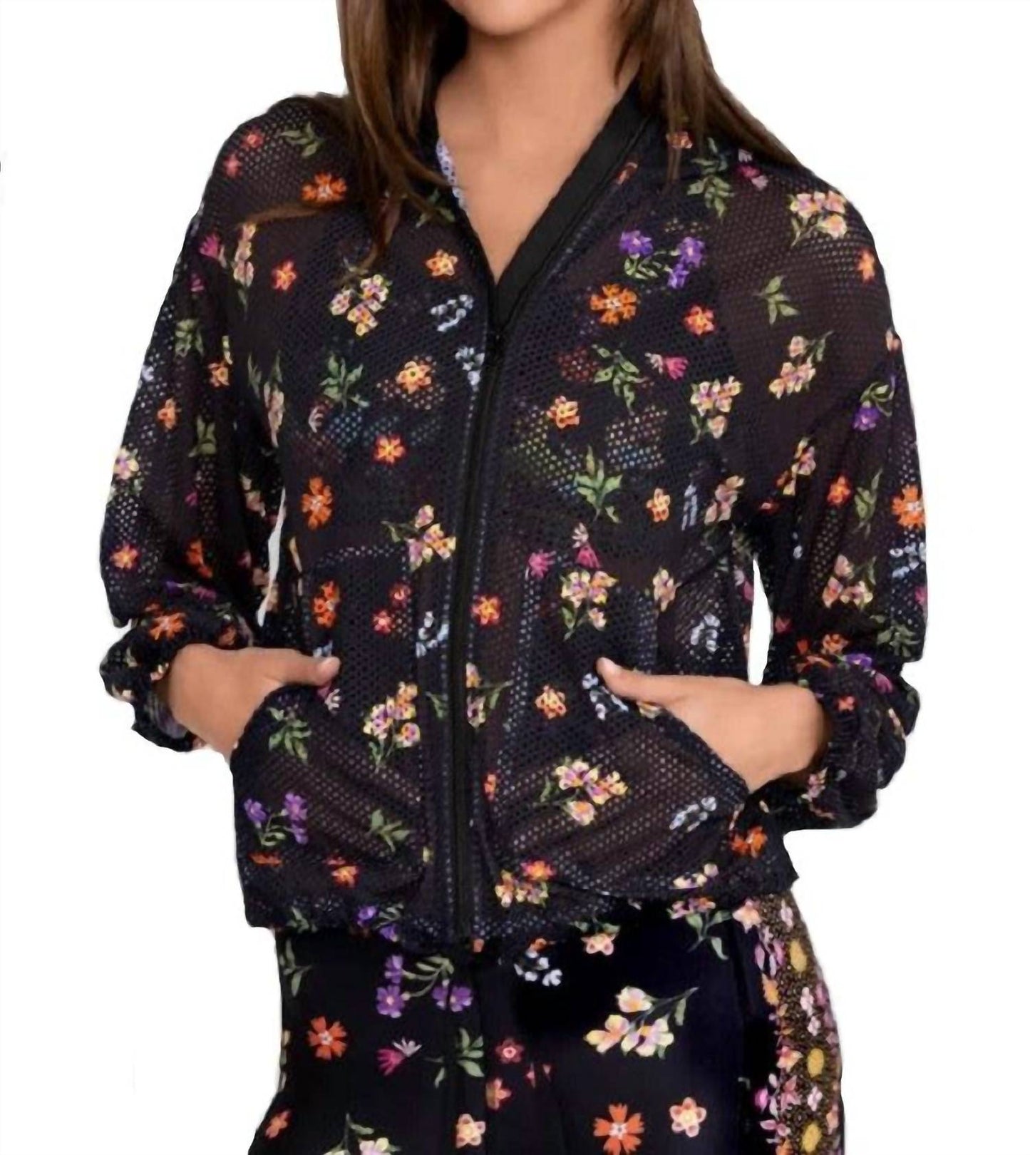 Johnny Was - Nani Patch Pocket Mesh Jacket