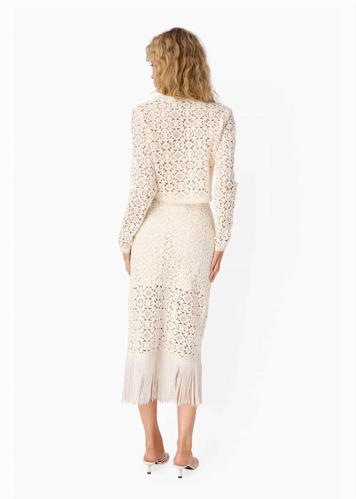 Cami Nyc - Venezia Crochet Midi Skirt