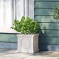 Durable White Ceramic Planter