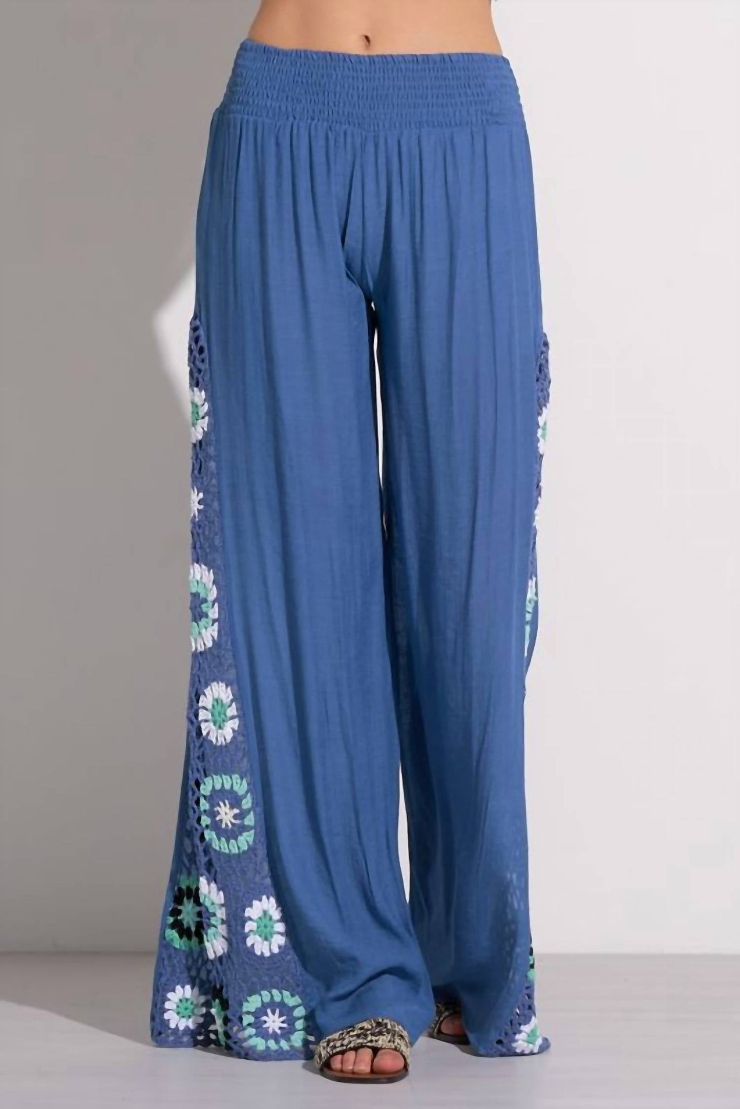 Elan - Women's Crochet Resort Pants