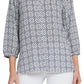 Nydj - Three-Quarter-Sleeved Pintuck Blouse