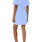 Adrianna Papell - Boat Neck Cape Sleeve Crepe Dress