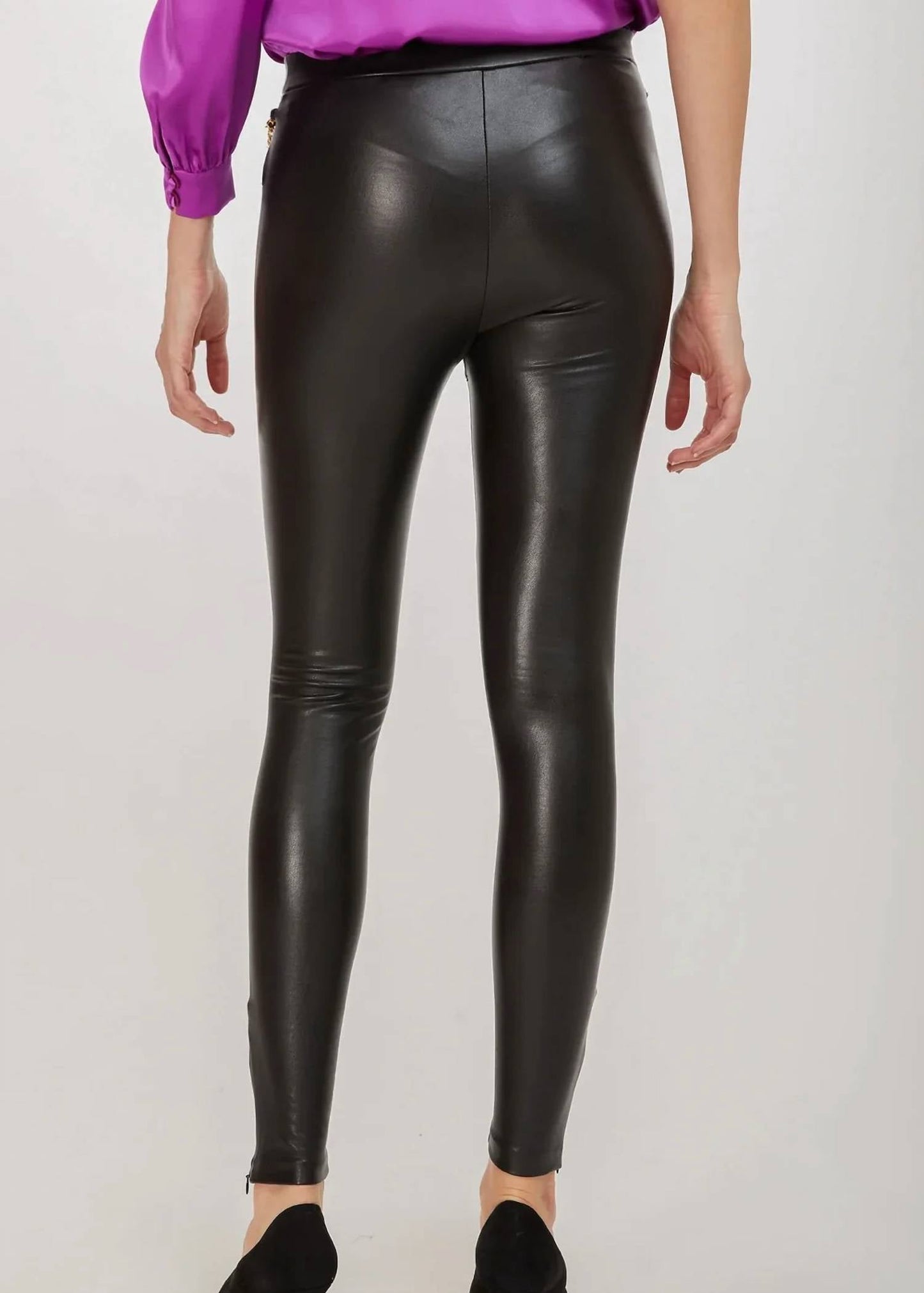 Generation Love - Vegan Leather Chain Trim Legging
