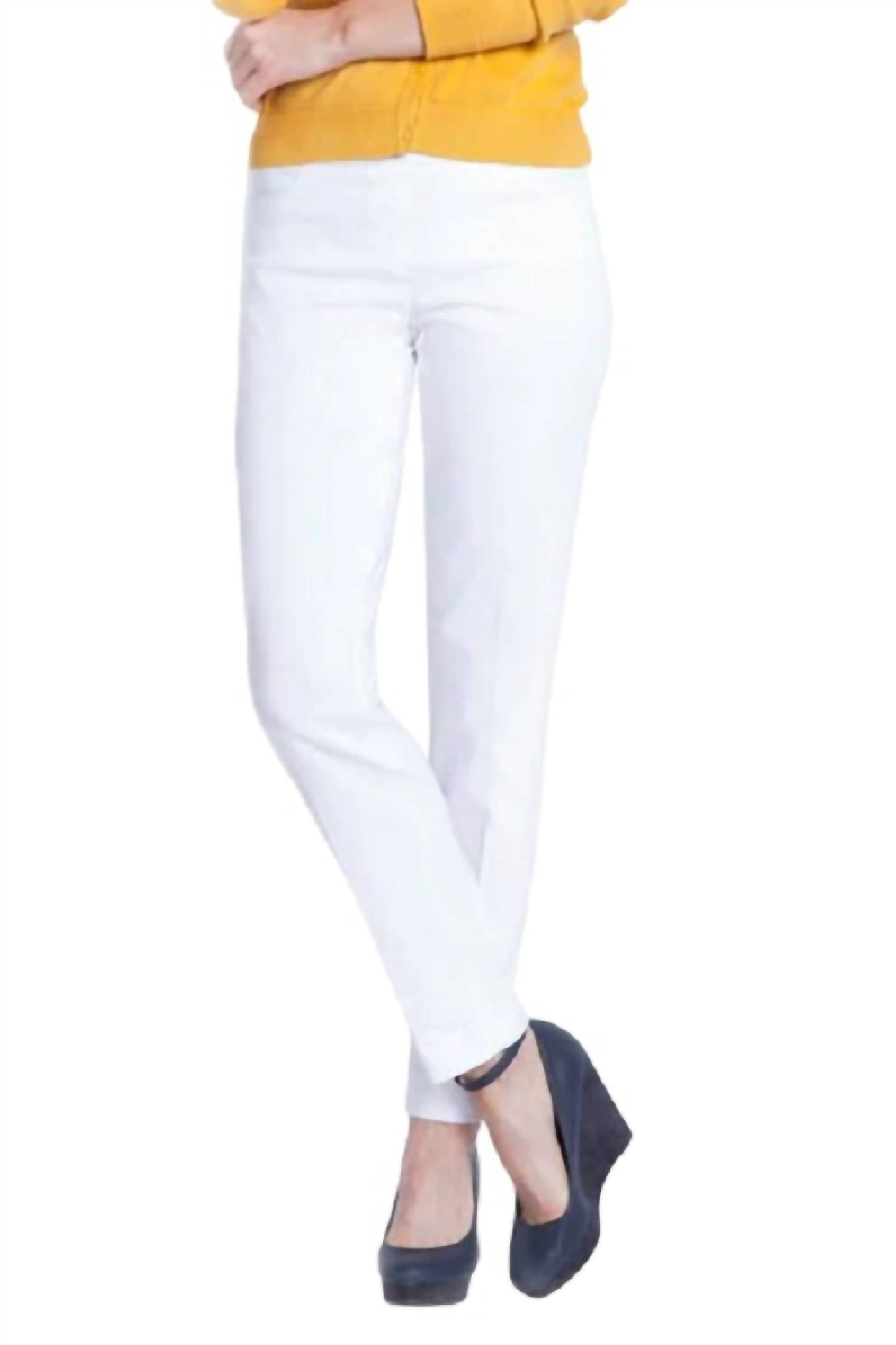 Slimsation By Multiples - Wide Band Ankle Pants
