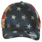 TOW United States Flag Curved Bill Mesh Trucker Snapback USA America Hat Cap