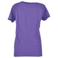USA Powerlifting Weight Gym Light Purple Crew Neck Womens Ladies Tshirt Tee