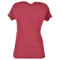 USA Powerlifting Weight Gym Magenta Crew Neck Womens Ladies Tshirt Tee