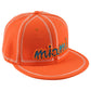 Icon Cap Miami City Florida State Orange Stitch Adult Flat Bill Snapback Hat Cap
