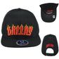 Top Level Dallas City Texas State Black Adults Men Fire Flames Snapback Hat Cap