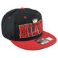 Leader Miami City Florida State King Crown Black Red Flat Bill Snapback Hat Cap