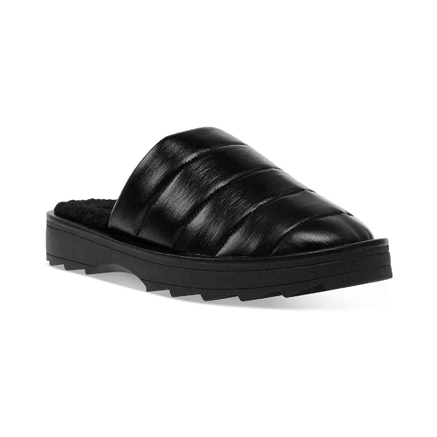 Steve Madden - Women's Chex Quilted Faux Fur Lined Slippers
