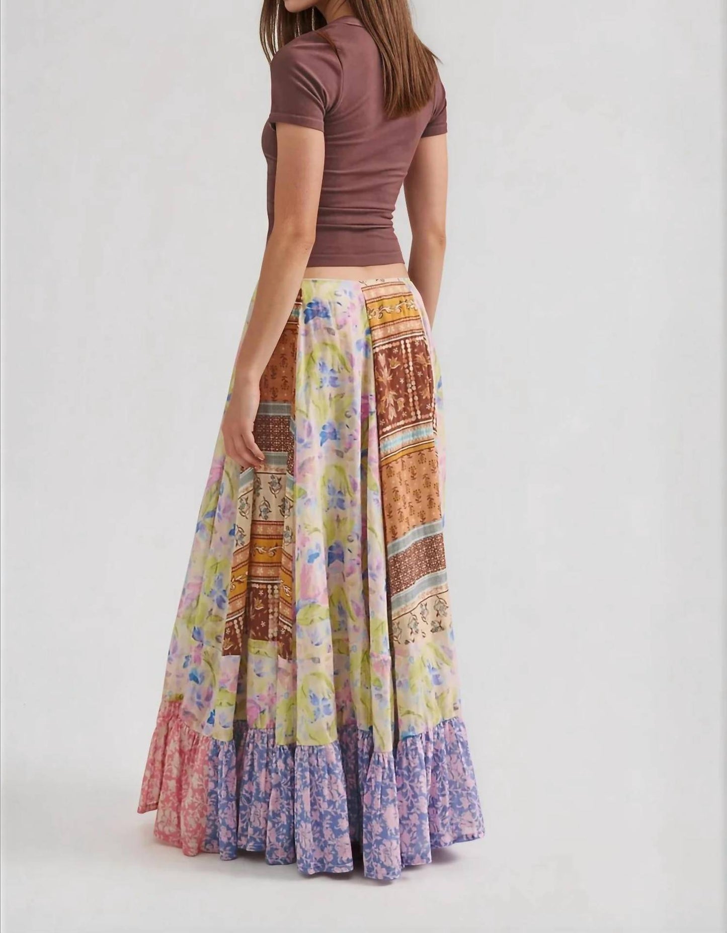 Free People - Santa Eulalia Printed Maxi Skirt