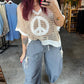 Ee:Some - Striped Drawstring Jogger Pants