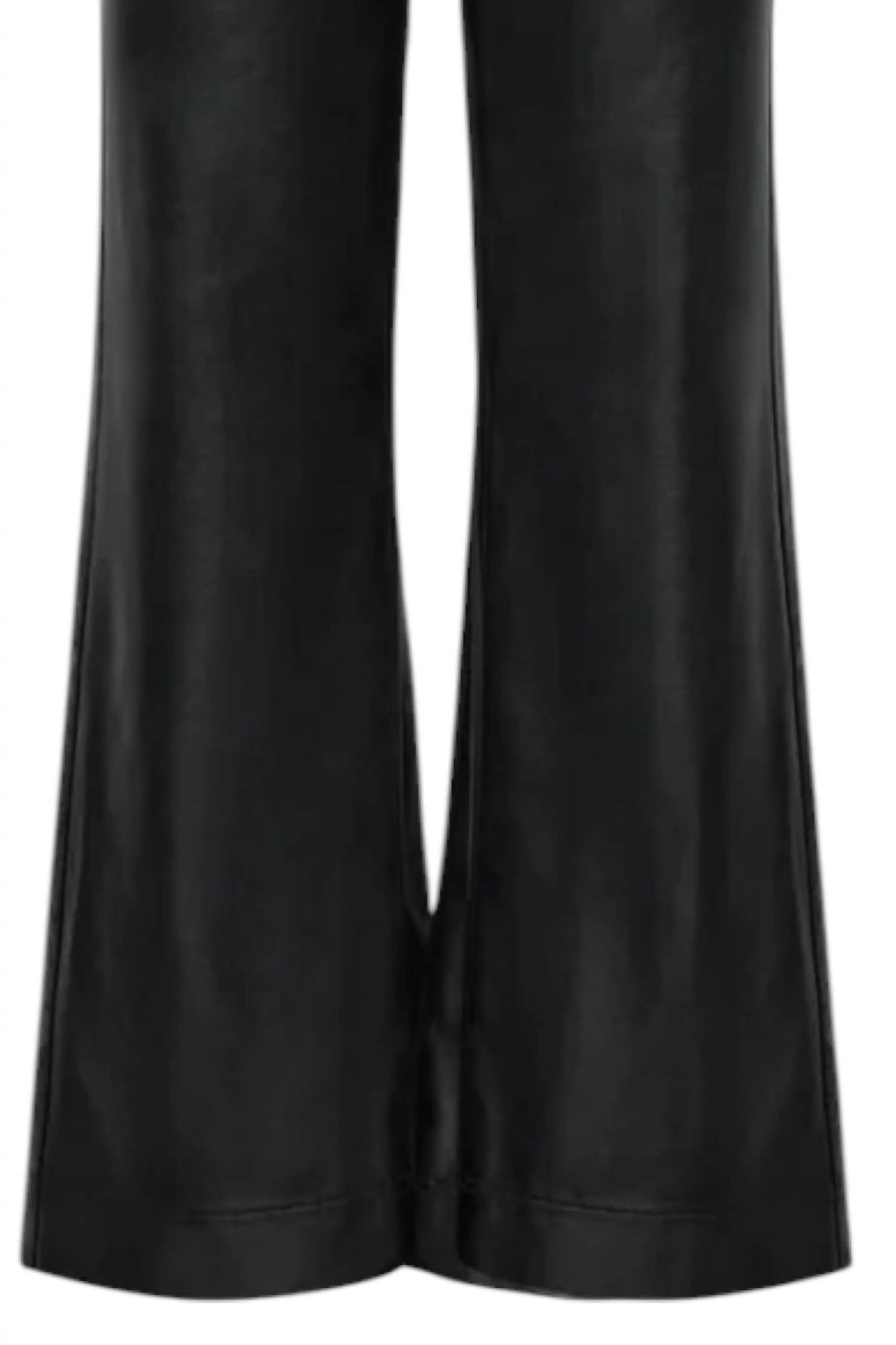 Frnch - Women's Faux Leather Bootcut Pants