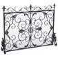 Darcie Wrought Iron Fireplace Screen Ornate Design