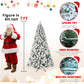9-Foot Pre-Lit Snow-Flocked Christmas Tree