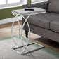 Accent Table, C-Shaped, Contemporary & Modern Design