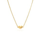 14k Yellow Gold Chain Necklace with Polished Knot