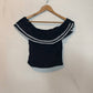 J.Crew - Off-the-shoulder Ruffle Top In Stretch Cotton Blend