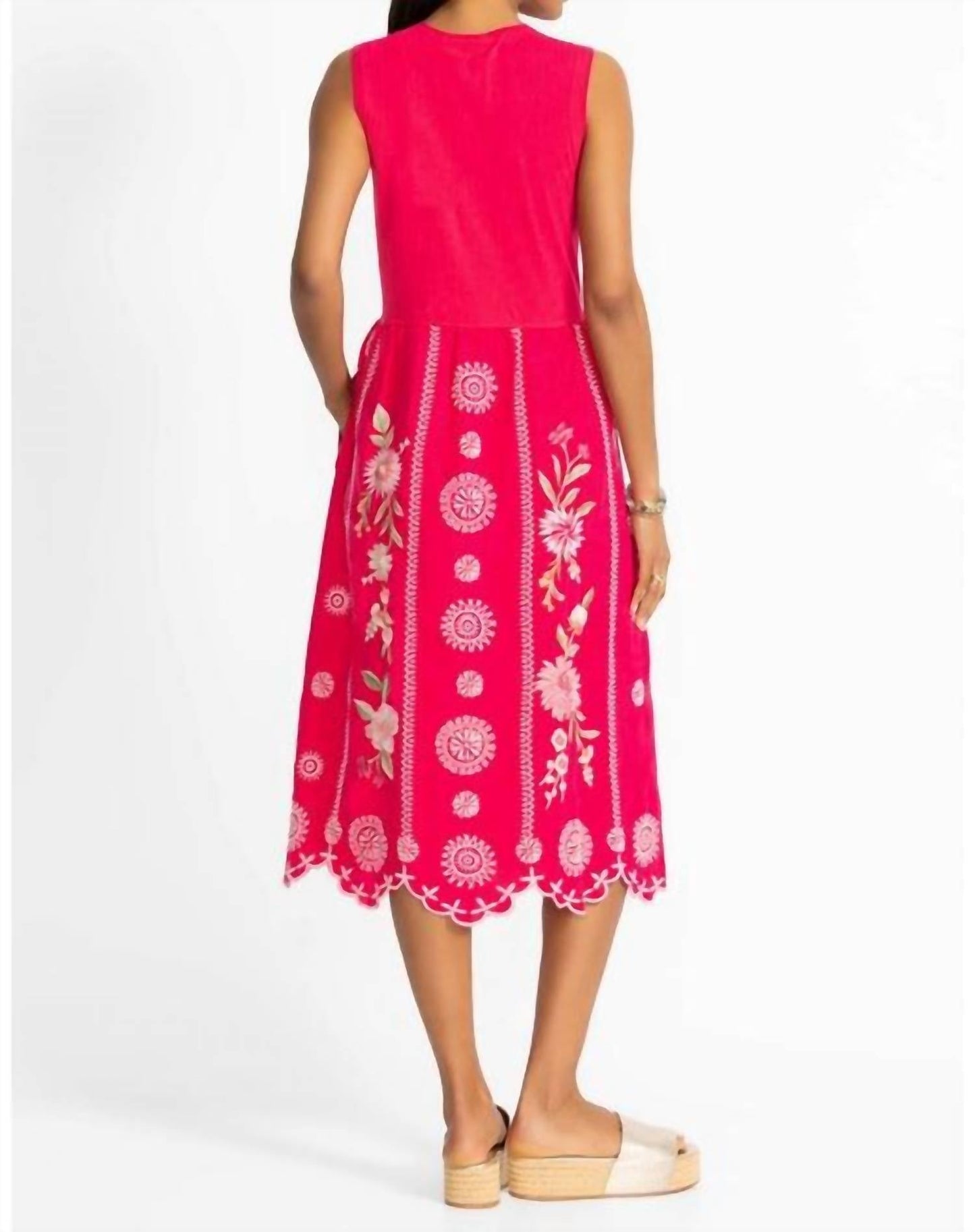 Johnny Was - MIXED MEDIA TANK DRESS DELLA