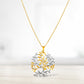 14k Two-Tone Yellow and White Gold Tree of Life Pendant