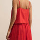 Z Supply - Fiore Crinkle Satin Tank Top