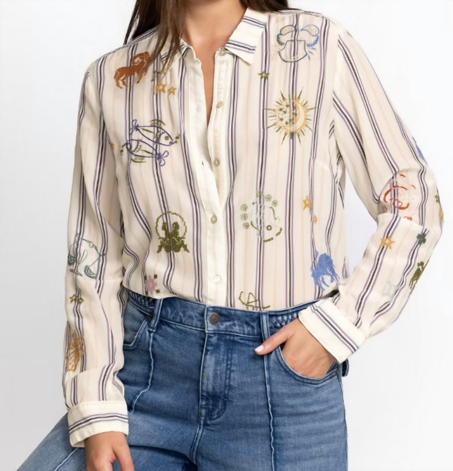 जॉनी वाज़ - एरियाना बटन बैक शर्ट