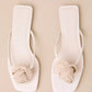 Billini - Idella Cream Crochet Rosette Flat Sandals