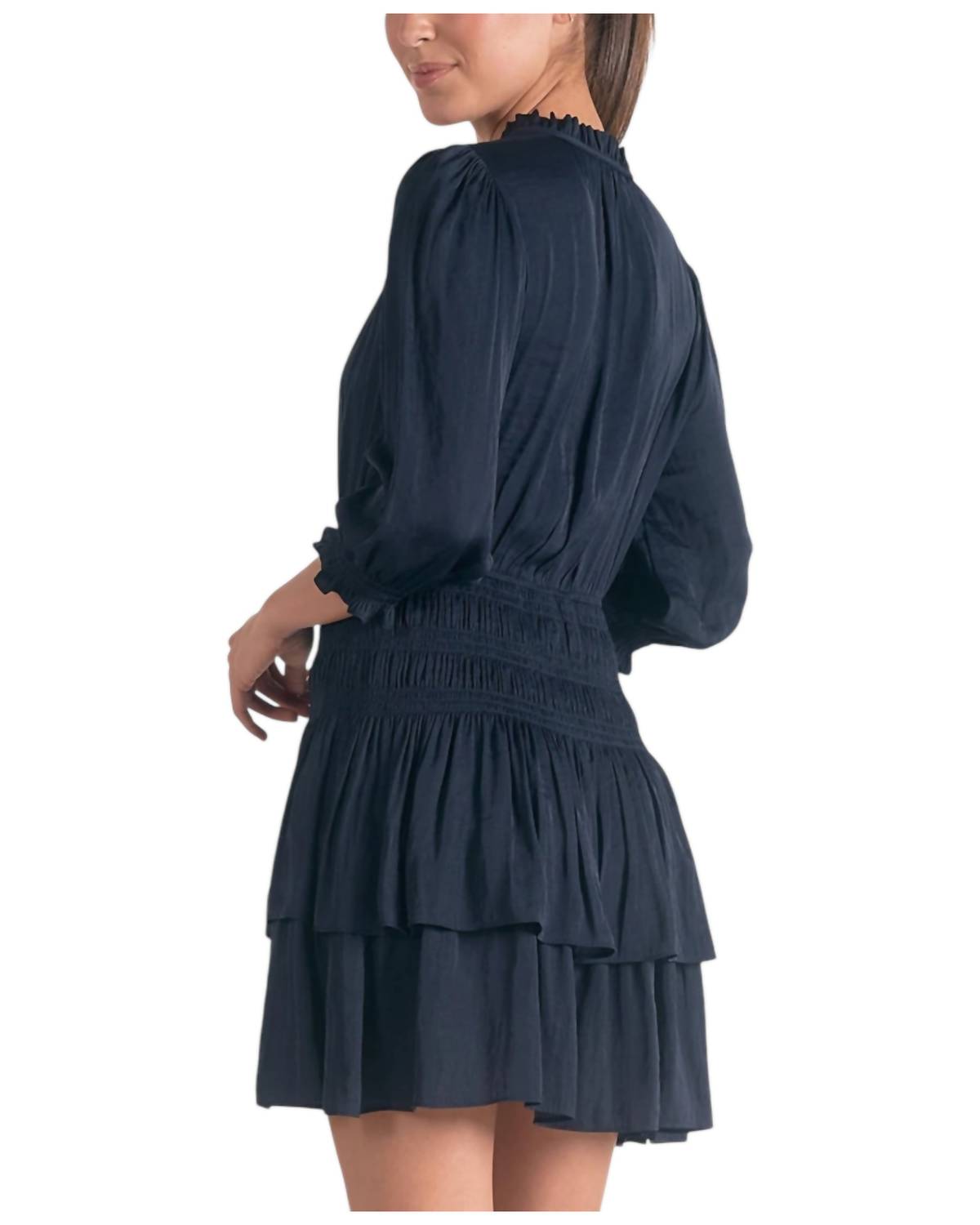 Elan - Smocked Mini Dress
