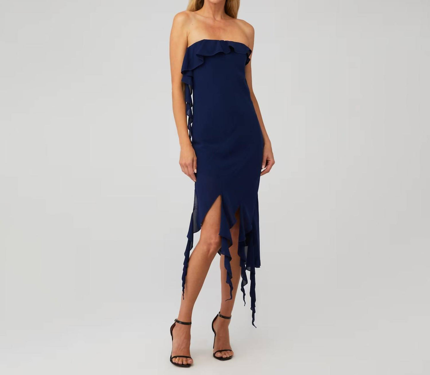 Amanda Uprichard - Chelsey Midi Chiffon Dress