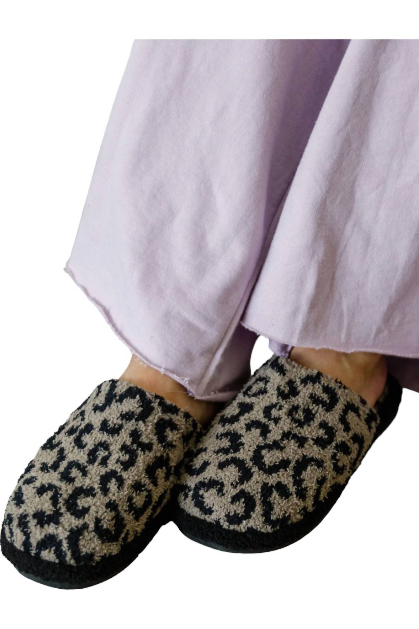 123 Amore - Women's Fuzziest Feet Animal Print Slippers