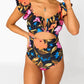 Buddylove - Nite Cut-out Font One-piece