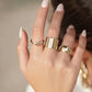Eklexic - Thick Flat Ring
