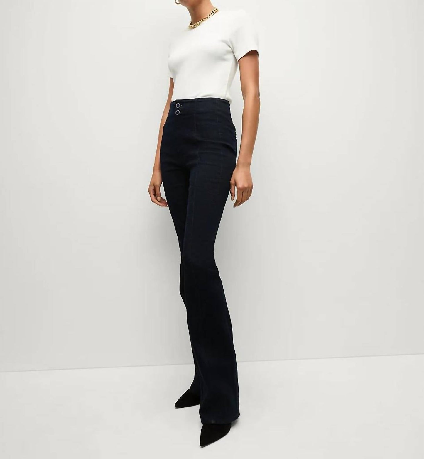 Veronica Beard - Beverly High Rise Skinny Flare Jeans